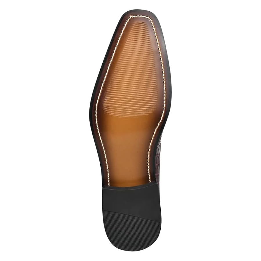 Amazon.com | LIBERTYZENO Genuine Leather Adult Burnished Toe